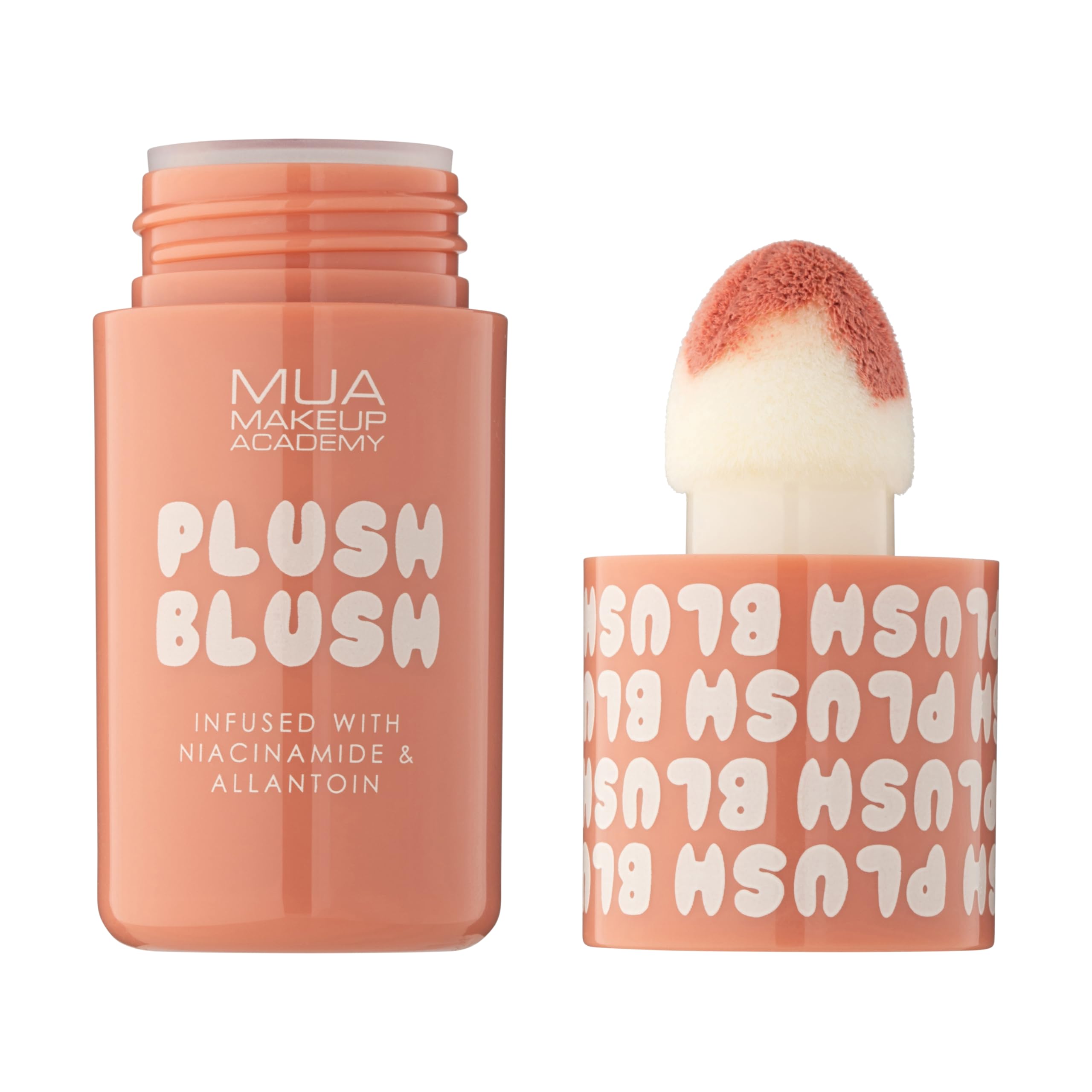 MUA Makeup Academy Plush Blush, Whisper, Liquid Blusher for Cheeks - Vegan & Cruelty Free (Pack of 1)
