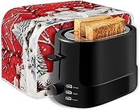 Vista 245 de Marbling Butterfly Print 2 Slice Toaster Dust Cover, Kitchen Small Appliance, Anti Dust and Fingerprint Bread Machine Cover