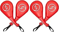 Vista 11 de Juvale Taekwondo Kick Pad - Rojo, 15 x 2.5 x 7.5 pulgadas, paquete de 2 - Equipo de entrenamiento de artes marciales y equipo de combate