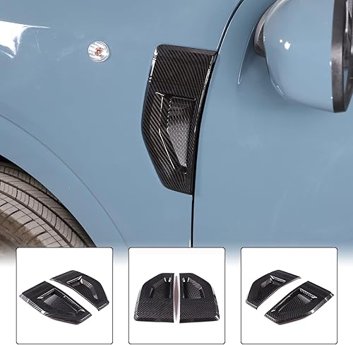 Miniatura 6 de Aunginsy Cubierta de ventilación lateral para guardabarros, compatible con Ford Maverick 2022-2024 2025 2026, cubierta de panel de salida de aire