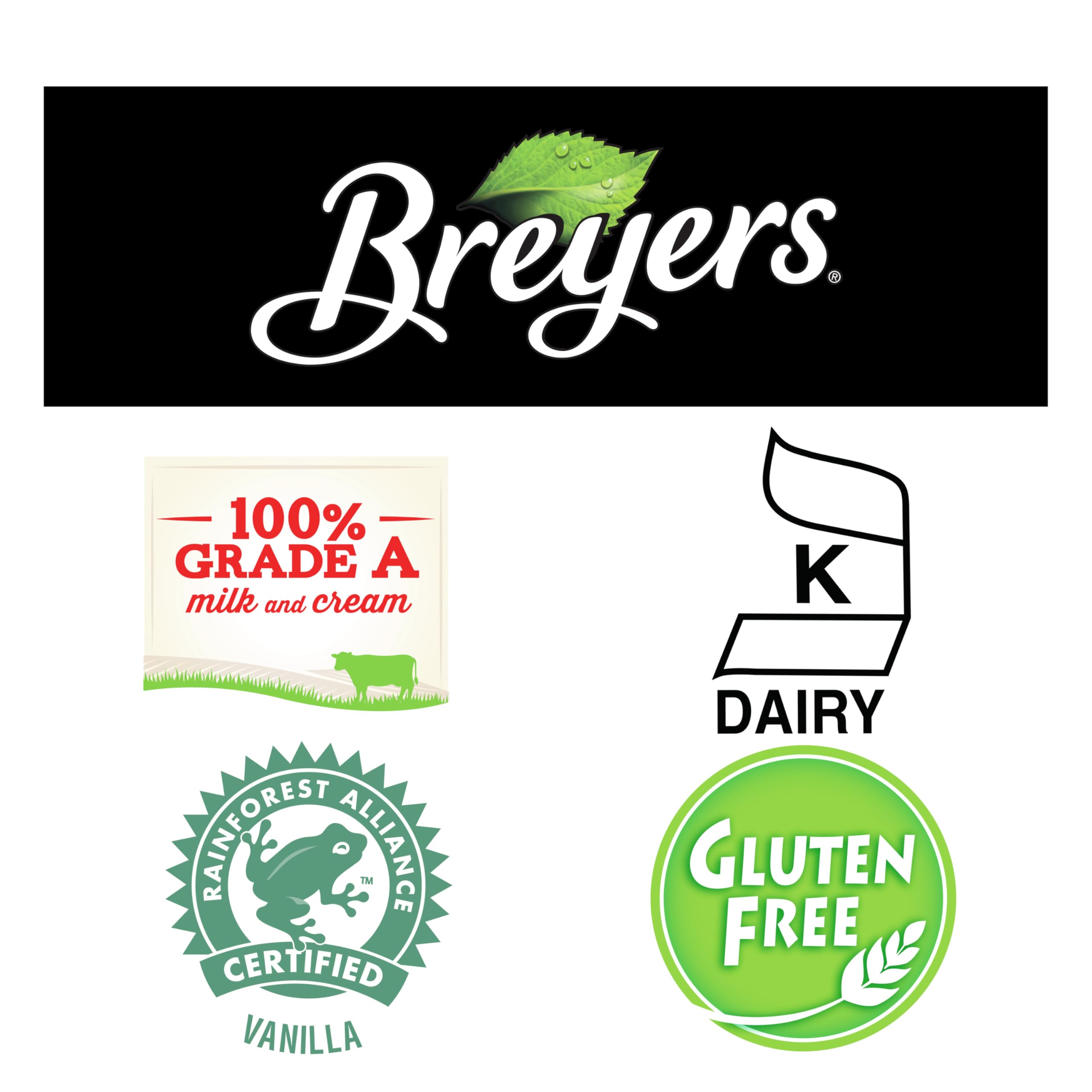 Breyers Classics Ice Cream for a Delicious Frozen Treat Natural Vanilla Made With 100 Percent Grade A Milk — view 11