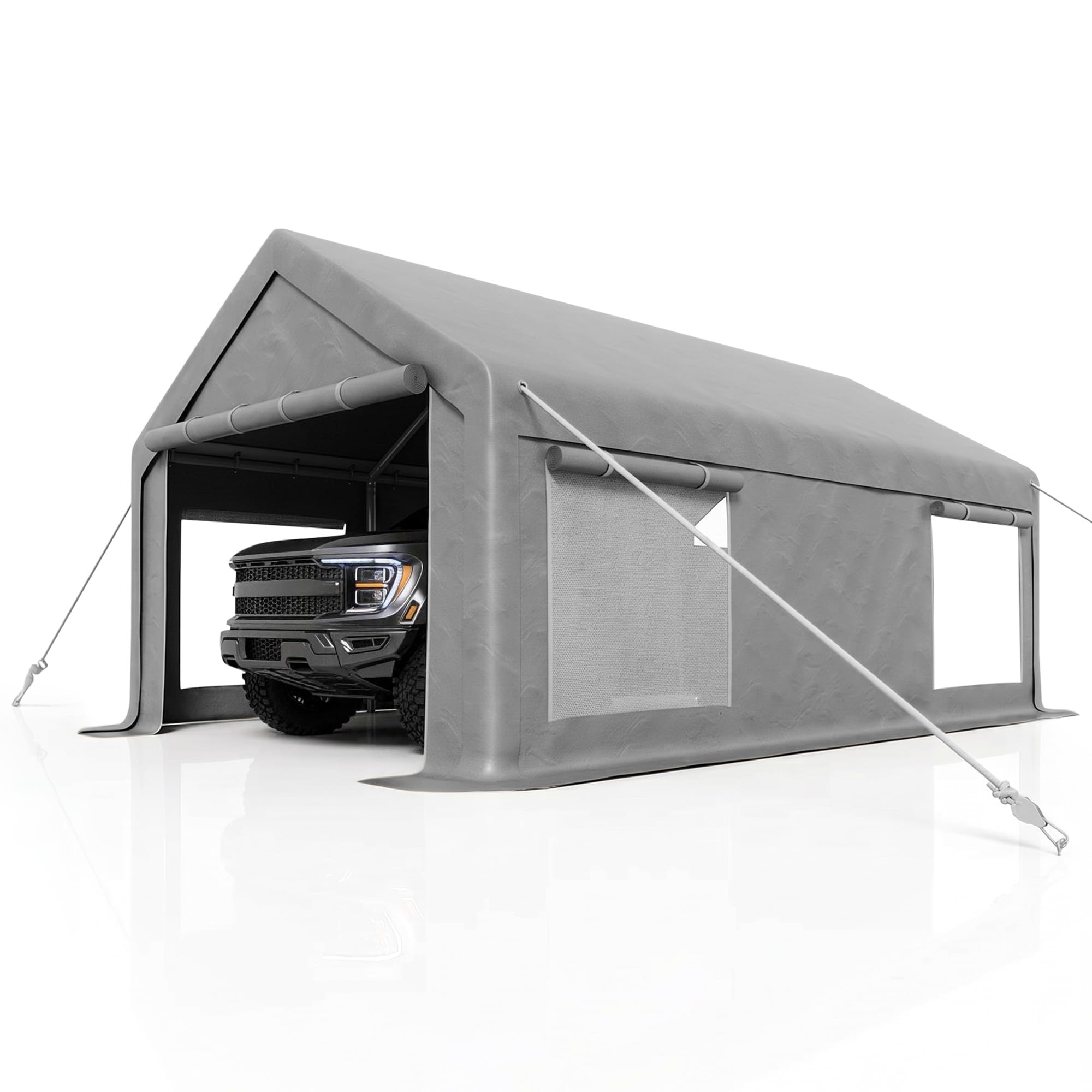 おしゃれなグレーカラー Garvee(ガービー)オーニングテント Amazon.co.jp: ガービー（Garvee）ガレージテント 3×6m 大型 車庫