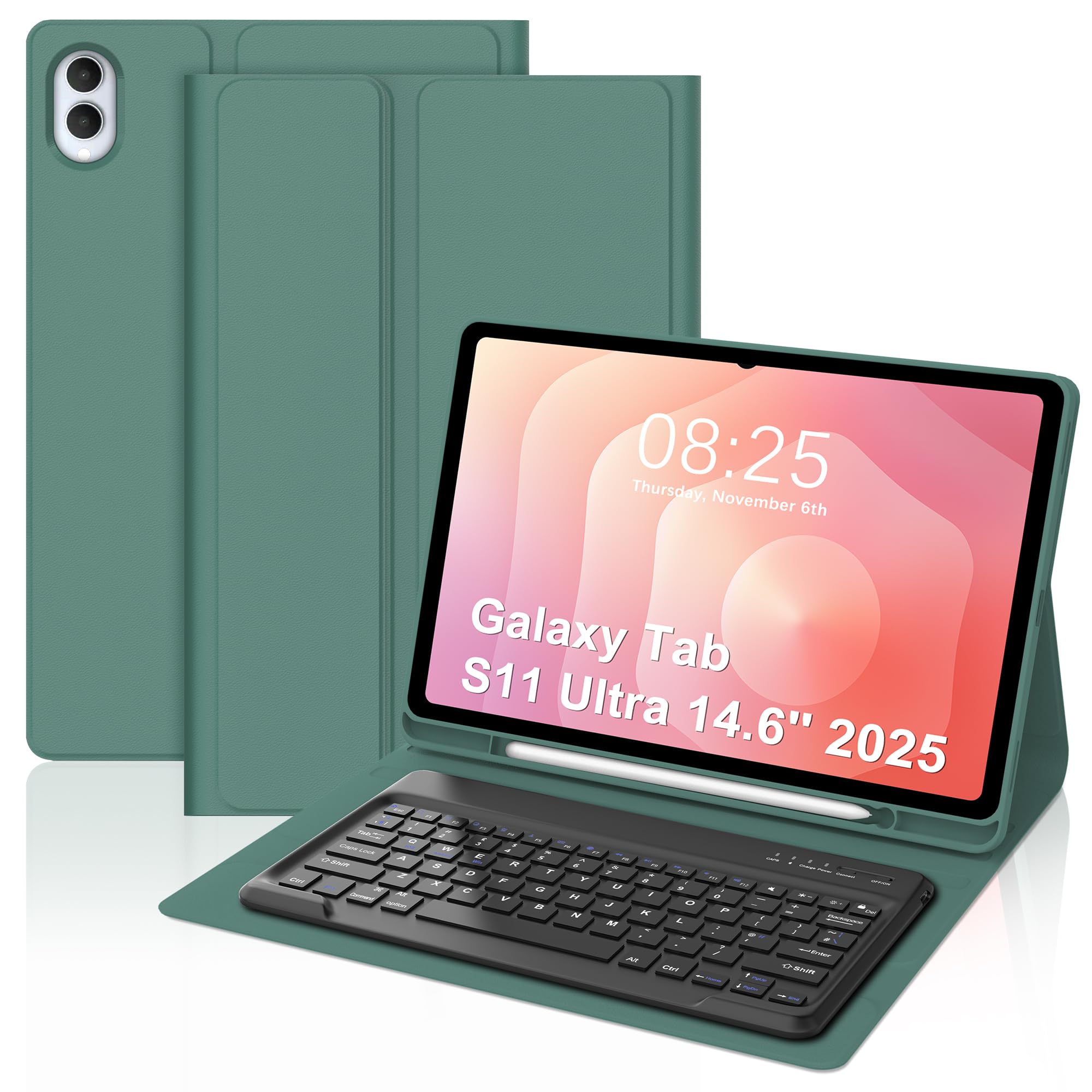 SAMSUNG GalaxyTab S11 ultra 512GBキーボード付 Amazon.com: Keyboard Case for Samsung Galaxy Tab S11 Ultra 14.6