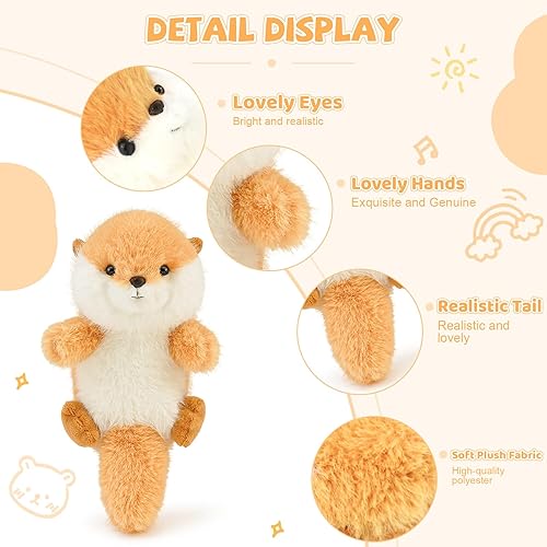 Miniatura 50 de Capybara - Peluche suave y lindo de 6 pulgadas, almohada de peluche Capybara, regalo de cumpleaños, Navidad, día de San Valentín, para niños y novia