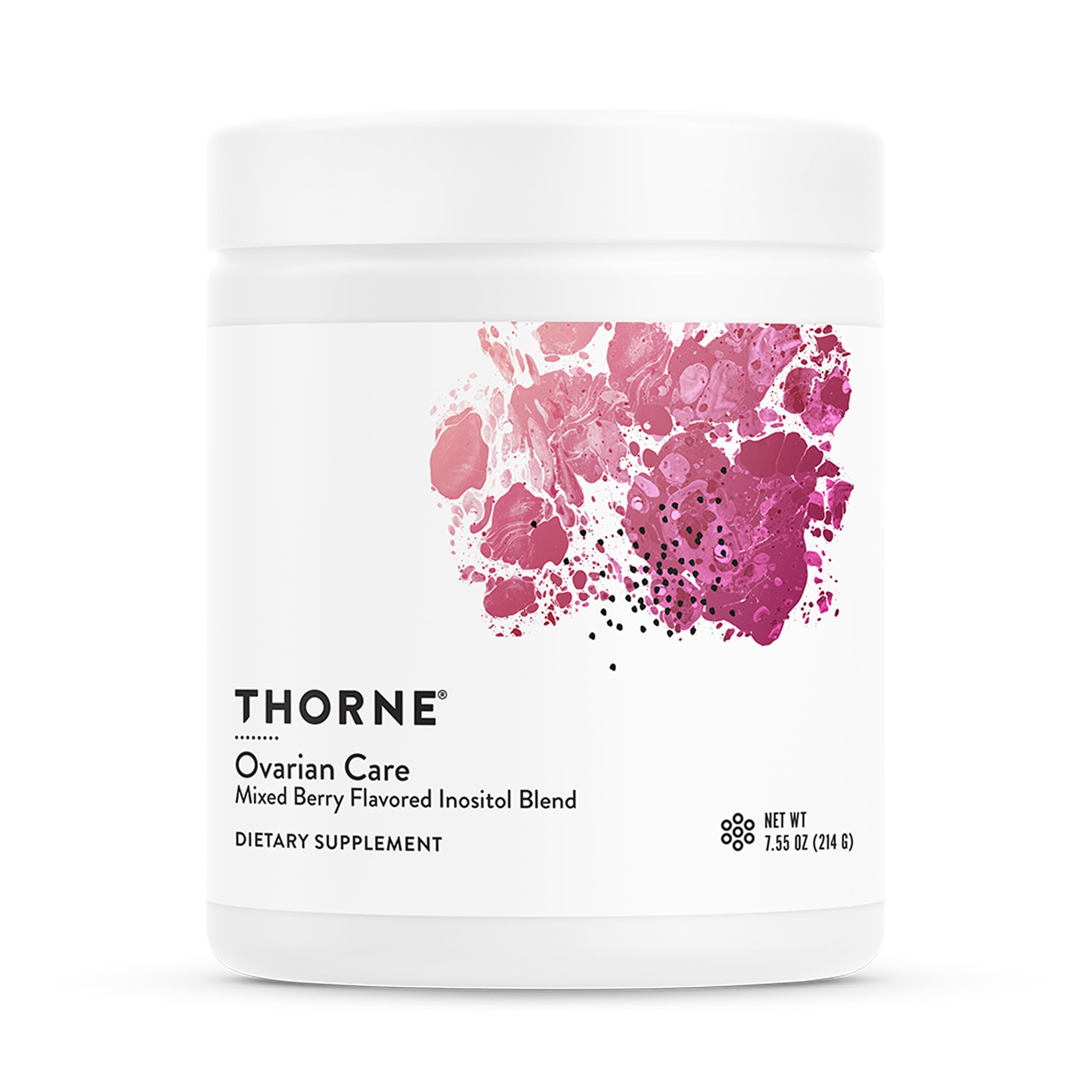 THORNE - Ovarian Care - Women's Health - Inositol, CoQ10, Folate & Polyphenols - Promote Healthy Ovarian Function & Fertility Health* - Mixed Berry - 7.55 Oz - 60 Servings