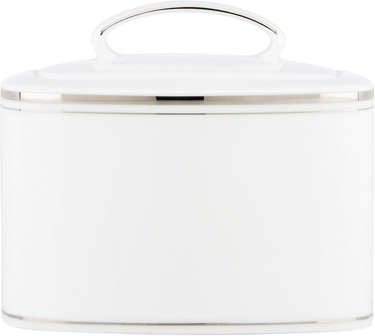 Kate Spade 6255517 Library Lane Platinum Sugar Bowl With Lid