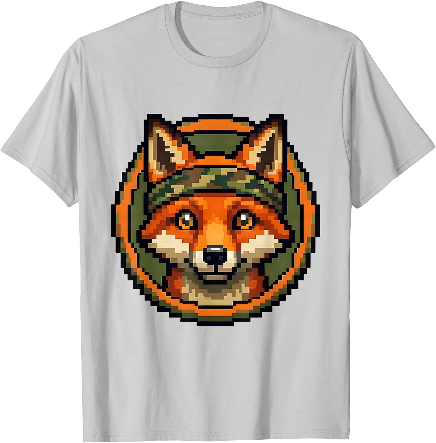 Men's Kids Camo Fox Kit Bandana Headband Graphic T-Shirt image 5