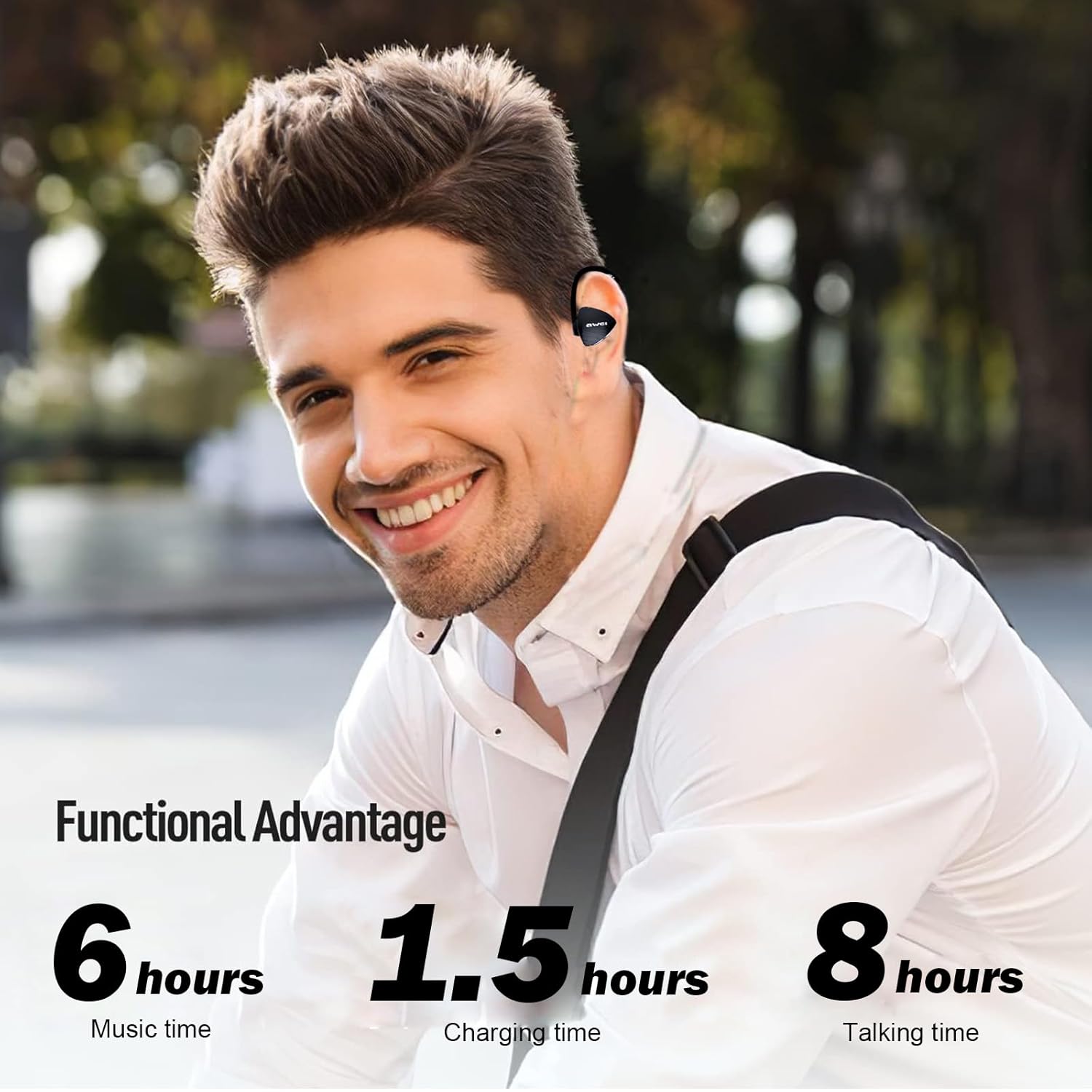 AWEI A847BL Earbuds functional advantage