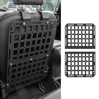 Tactical Seat Back Molle Panel Compatible with 2020-2026 Jeep Gladiator 2018-2026 Wrangler