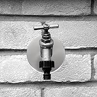 Vista 9 de DOITOOL Brida de brazo de ducha, cubierta de brida de ducha de acero inoxidable, placa de cubierta redonda de repuesto para cabezal de ducha, grifo