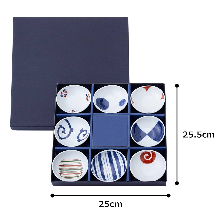 十錦手　小皿8枚 十錦手 小皿8枚 十錦手 小皿8枚