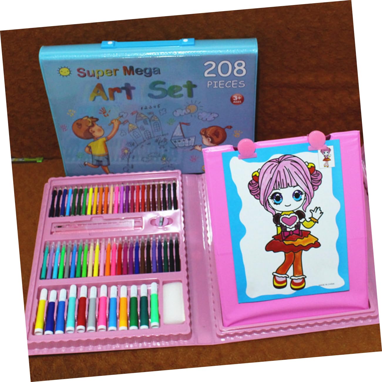 Ciieeo 208piezas Rotuladores De Gel Fluorescentes Para Dibujo y Pintura Neón Para Manualidades y Escritura Creativa