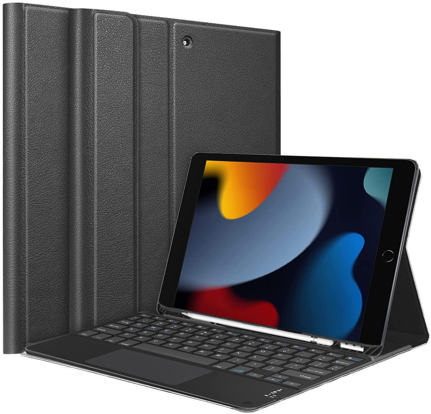 HOM Tri Fold Detachable Wireless Bluetooth Keyboard with Trackpad