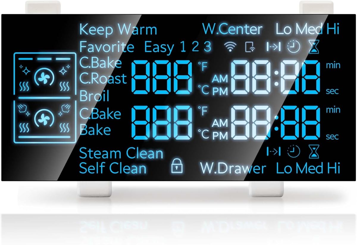 New DE07-00130B Range LED Display Board Fit for Samsung Electric Range - Oven/Stove, Better Than Oem Quality, Fits Model NE59M6850SG NE59M6850SS