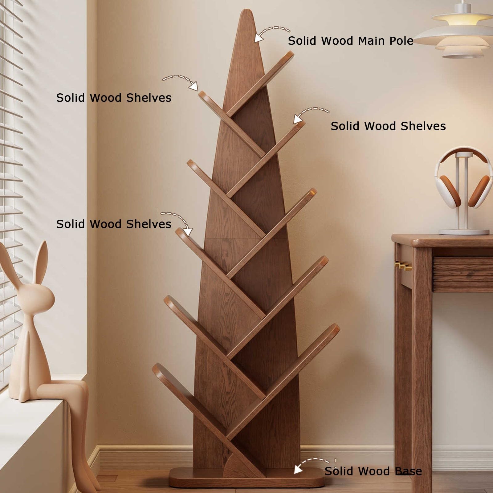 Libreria Creativa In Piedi, Libreria Ad Albero, Scaffali For Organizer