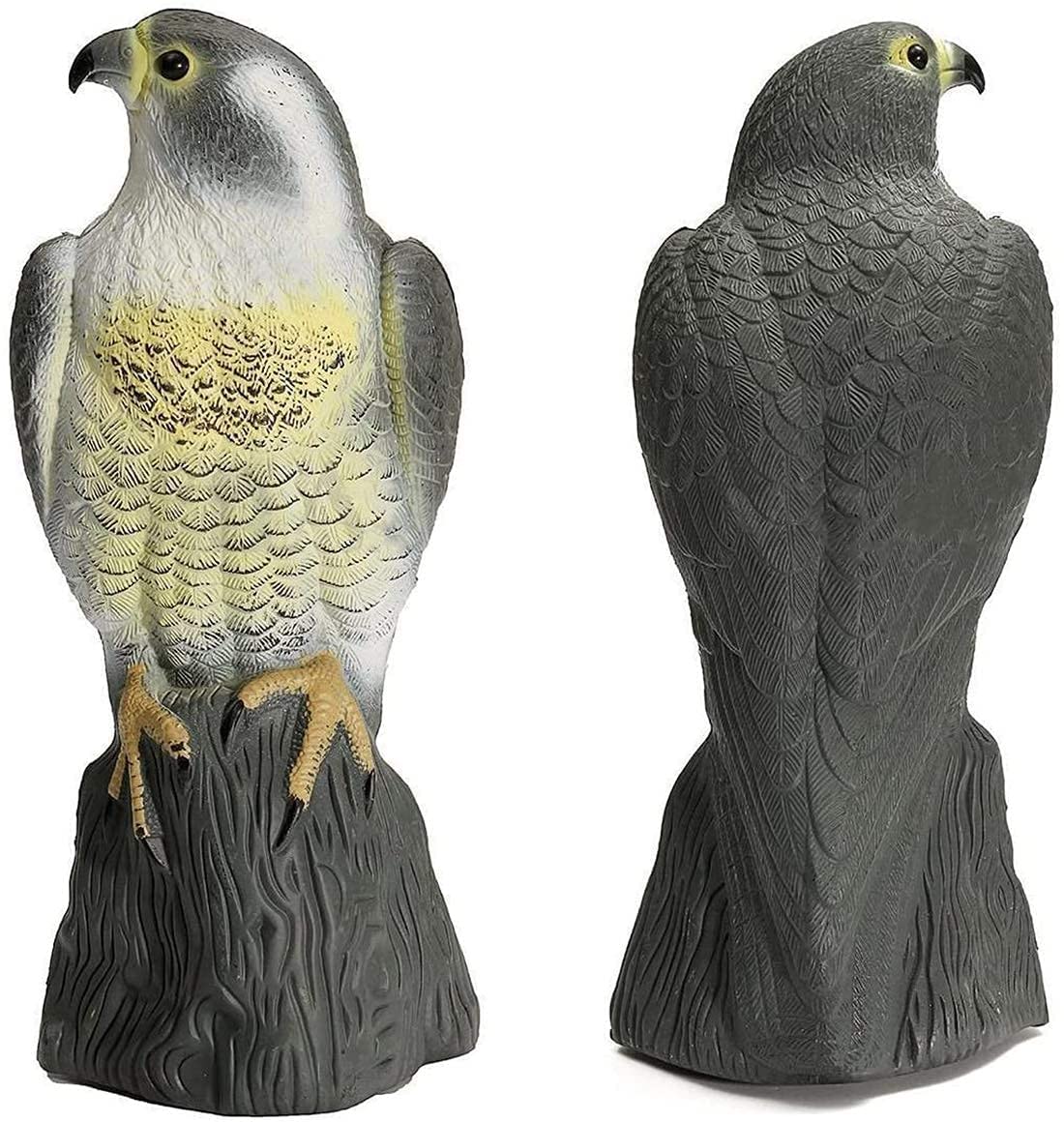 Benting Realistic bird scarecrow, no chemical pest control, safe and humane, protect gardens, fruits and vegetables from birds and other pests (Ordinary)