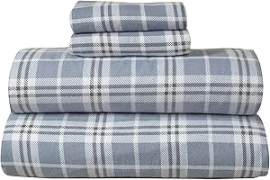 Blissful Sleep Sanctuary: Bliss Casa Queen-Size Flannel Sheet Set