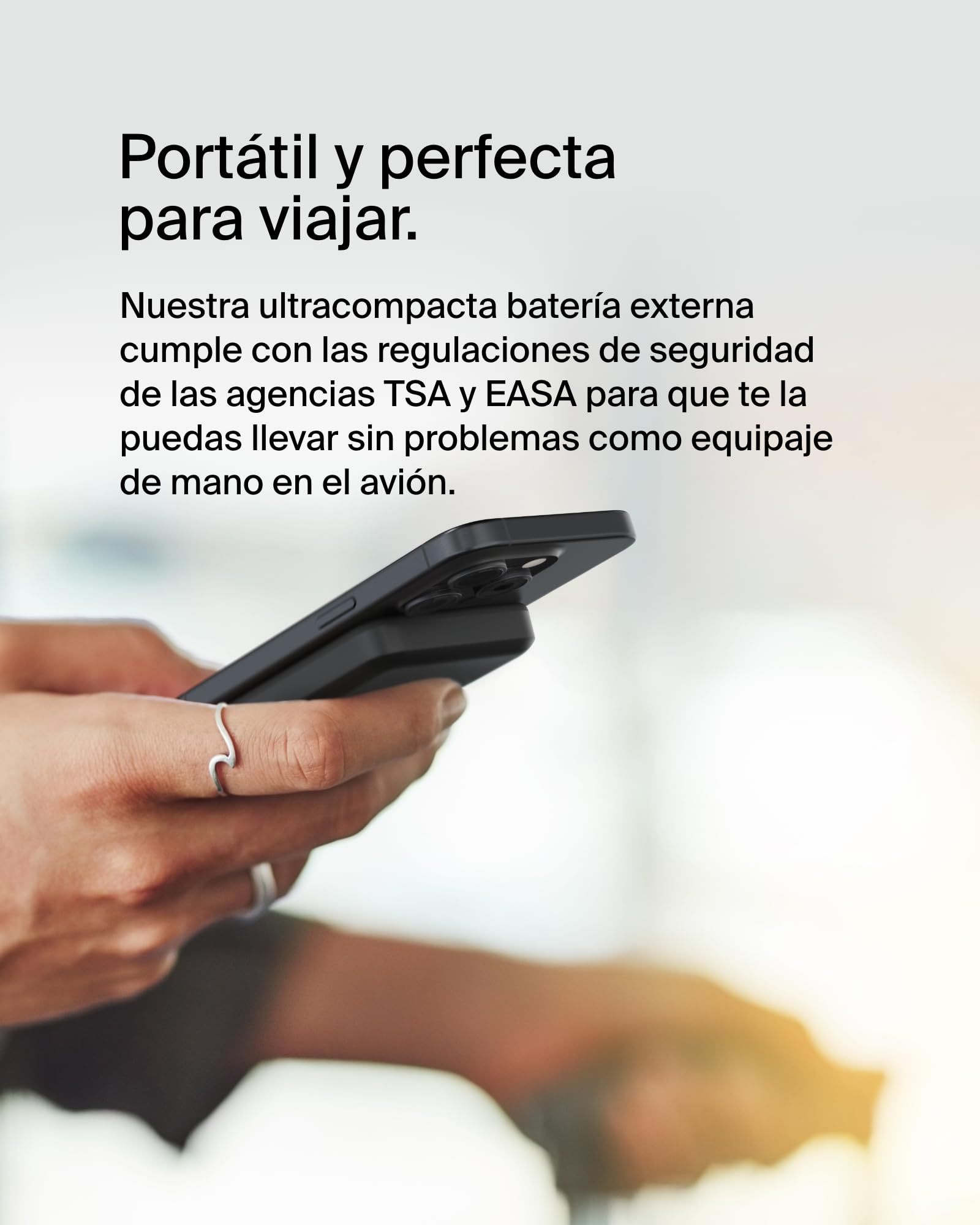 Belkin BoostCharge Pro Batería Externa Inalámbrica de 5000mAh con Qi2, Cargador portátil Compatible con MagSafe + Soporte Caballete, batería portatil para Phone 16, iPhone 15, 14, 13 y Otros, Negro