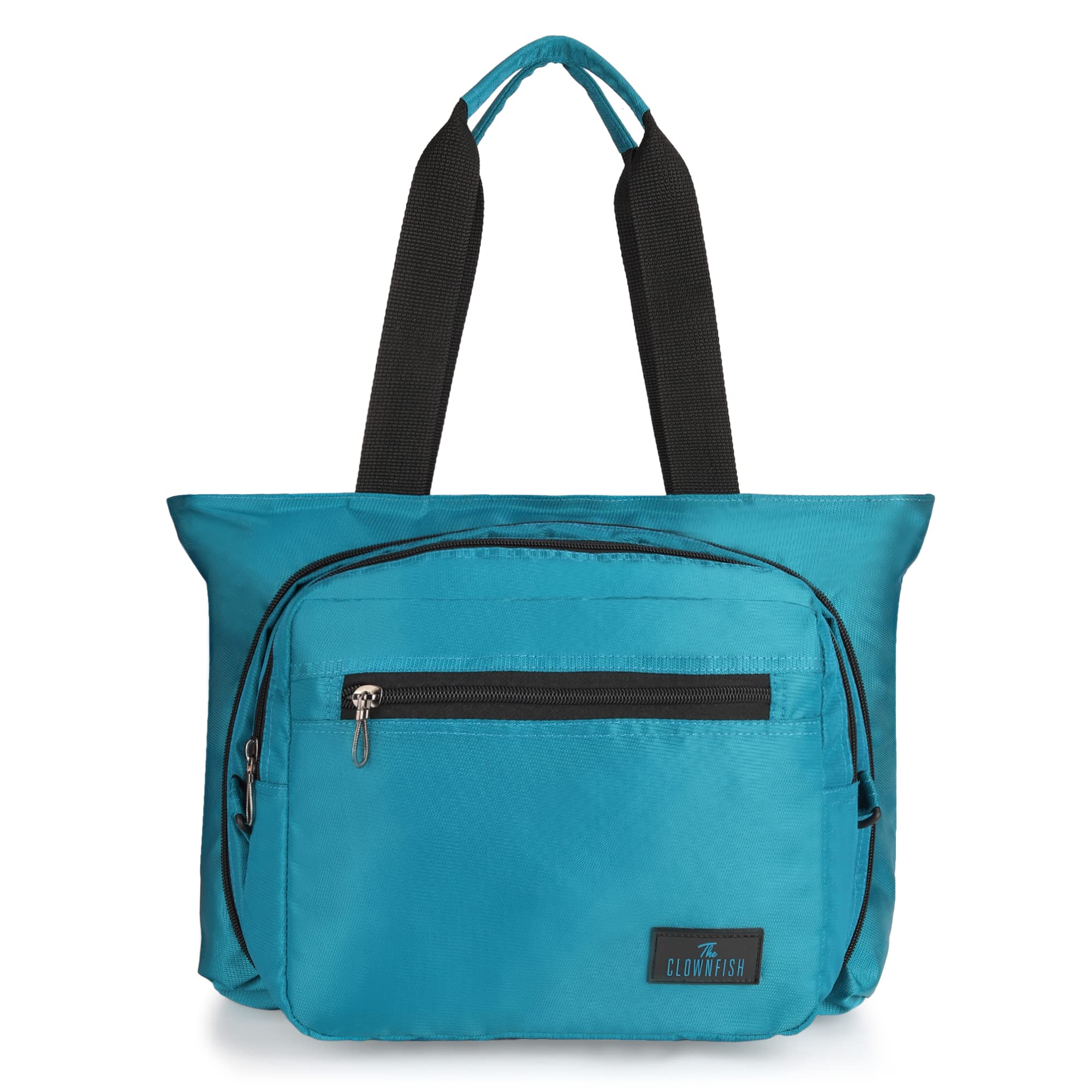 The Clownfish Sarin Series Polyester Handbag Convertible Sling Bag for Women Ladies Shoulder Bag Tote for Women College Girls (Turquiose Blue) (B0B4SJX9QJ) Amazon Price History, Amazon Price Tracker
