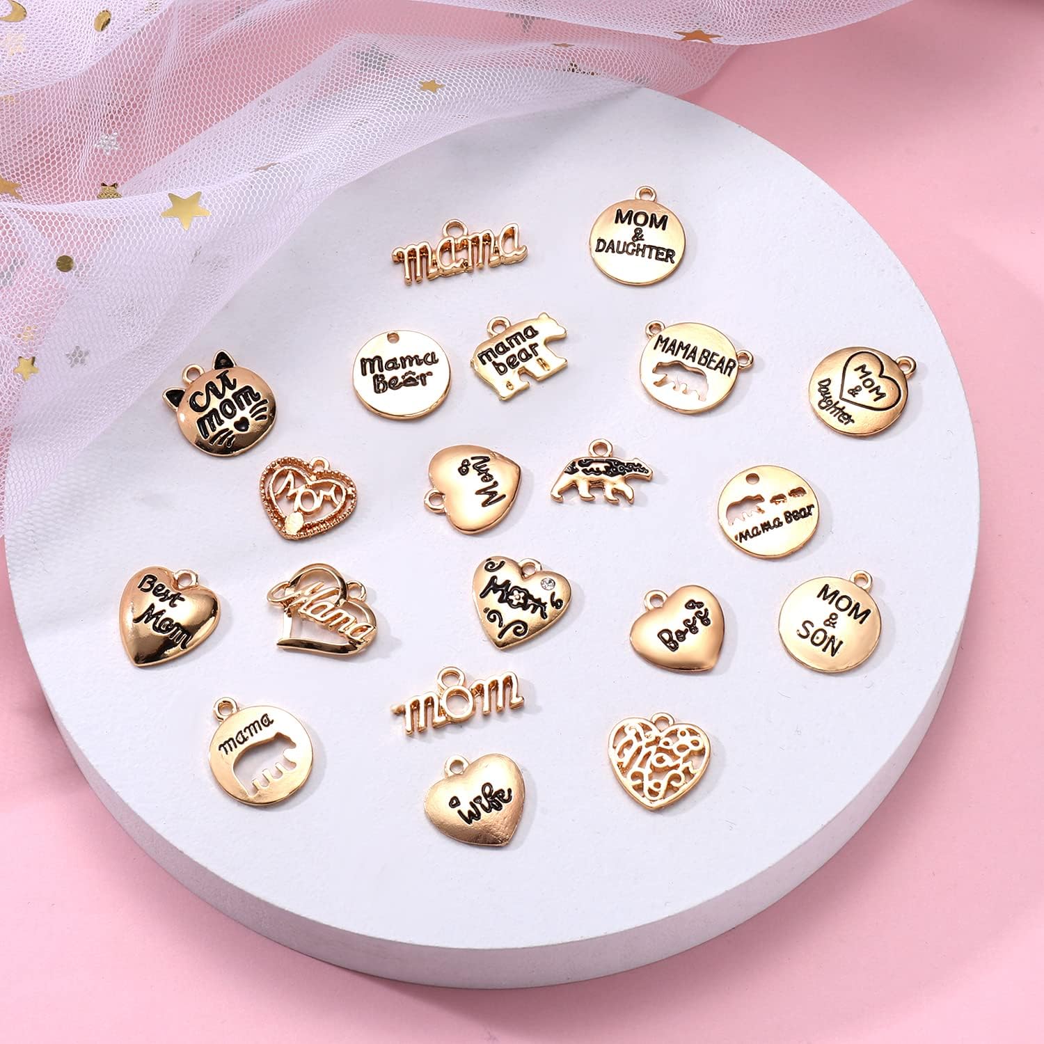 MARFOREVER 120 Piezas De Regalos Para Mujeres Y Mamá, Dijes