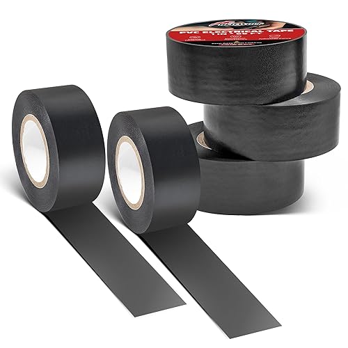 RED WOLF Cinta eléctrica de 1 pulgada x 66 pies, copolímero de copolímero de viscosidad, cinta eléctrica, ignífuga, impermeable, 1000 voltios, para