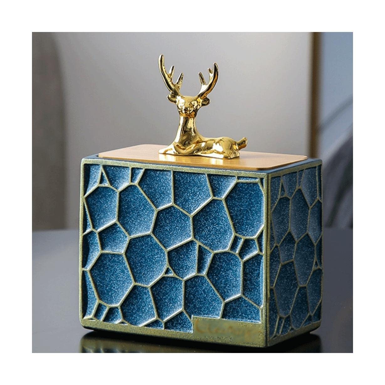 Wdwdw Deer Style B Toothpicks Dispenser Toothpick Box Luxury Holder Resin Holders Container With Lid Compartment Container