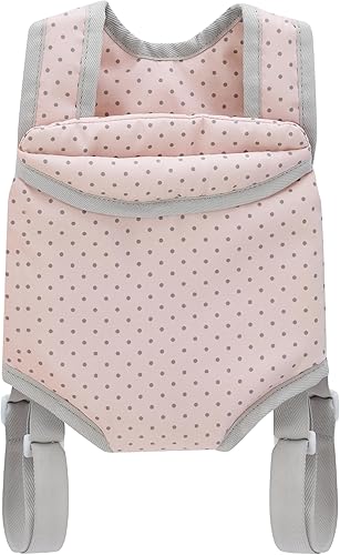 Miniatura 9 de Olivia's Little World Conjunto de portabebés y asiento de coche con diseño de princesa de lunares, rosagris