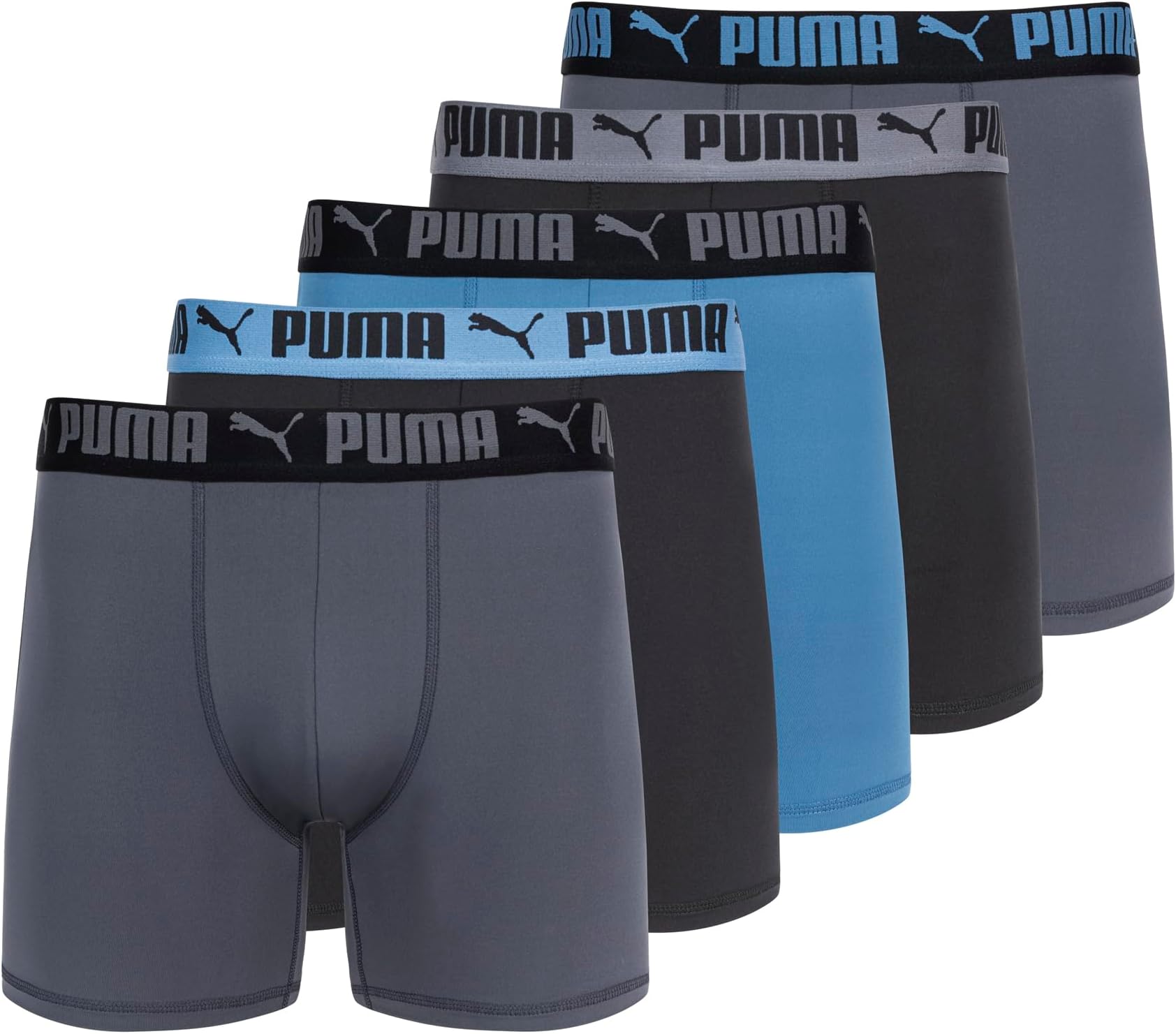 Men's 5 Pack Performance Boxer Briefs