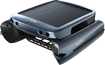 Beatbot iSkim Cordless Robotic Pool Surface Skimmer with 9L Filter Basket, 24/7 Cleaning Solar Powered, 10000mAh Battery, 28-Hour Runtime, Auto Return, Smart Obstacle Avoidance, APP Control -Navy Blue