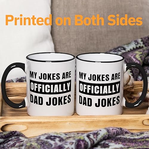 Miniatura 4 de Aurahouse Regalos para papá nuevo por primera vez, taza oficial de bromas de papá, anuncio de embarazo para marido divertido, regalos para papá por