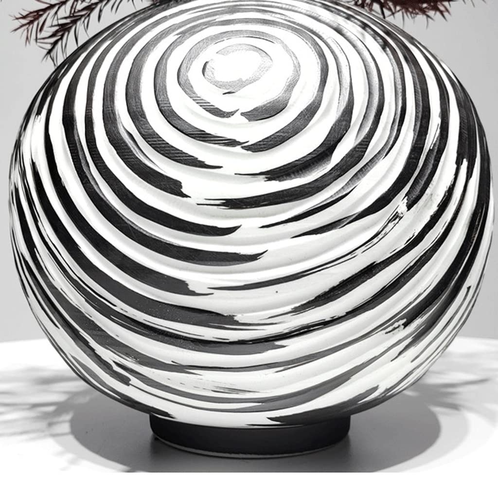 FLOYINM Chinese Zen Ripple Ceramic Vase Dried Flowers Simulation Flower Art  Decorative Flower Arrangement Set Japanese : Amazon.sg: Home