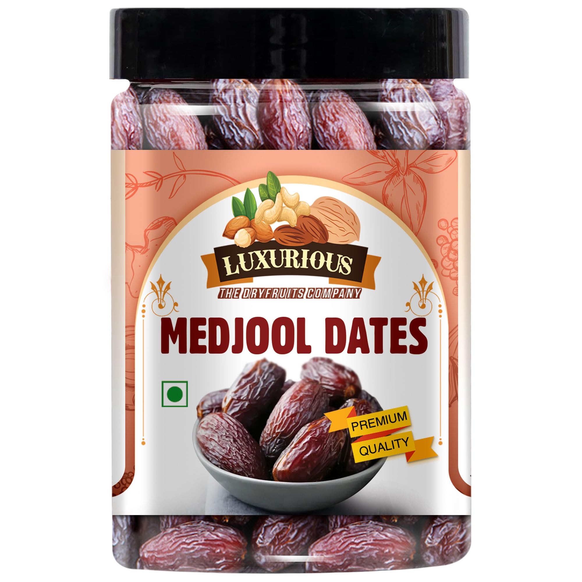 See full amazon price history chart for Luxurious Delicious Medjoul/Medjool Dates (Khajoor/Khajur) Pack of 250Gms | Rich Source of Vitamins, Minerals & Fibre | Nutritious & Natural | Helps in Health Benefits with No added Preservatives Luxurious Delicious Medjoul/Medjool Dates (Khajoor/Khajur) Pack of 250Gms | Rich Source of Vitamins, Minerals & Fibre | Nutritious & Natural | Helps in Health Benefits with No added Preservatives (B0CVGVT8QH) Amazon Price History, Amazon Price Tracker