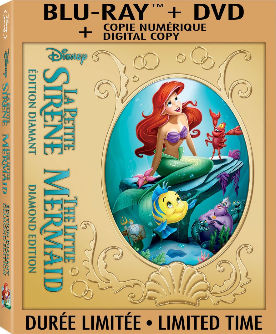 La petite sirène: Édition Diamant / The Little Mermaid: Diamond Edition (Bilingual) [Blu-ray + DVD + Digital Copy] [Blu-ray]