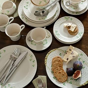 ベリーク シャムロック パンプレート３枚組 UKストアルーム OB402 Belleek ベリーク シャムロック テレビセット