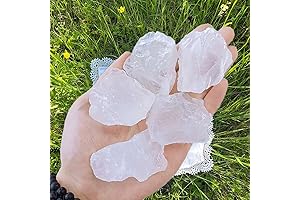 Clear Quartz 2" Natural Rough Stones, from R-STOR