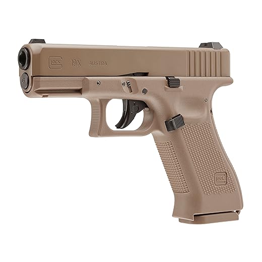 Umarex 2255212 Glock 19X Gen5 .177 Caliber BB Gun Air Pistol, One Size, Tan