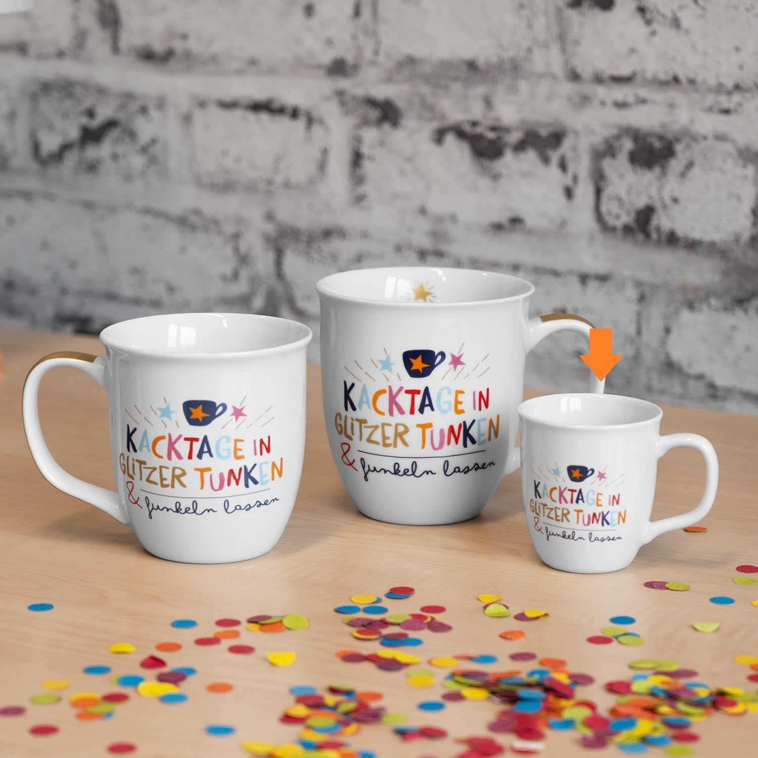 H:PPY life 74731 Espresso Cup with Saying Porcelain Cup 10 cl Gift for Her, Girlfriend, Sister, Colleague