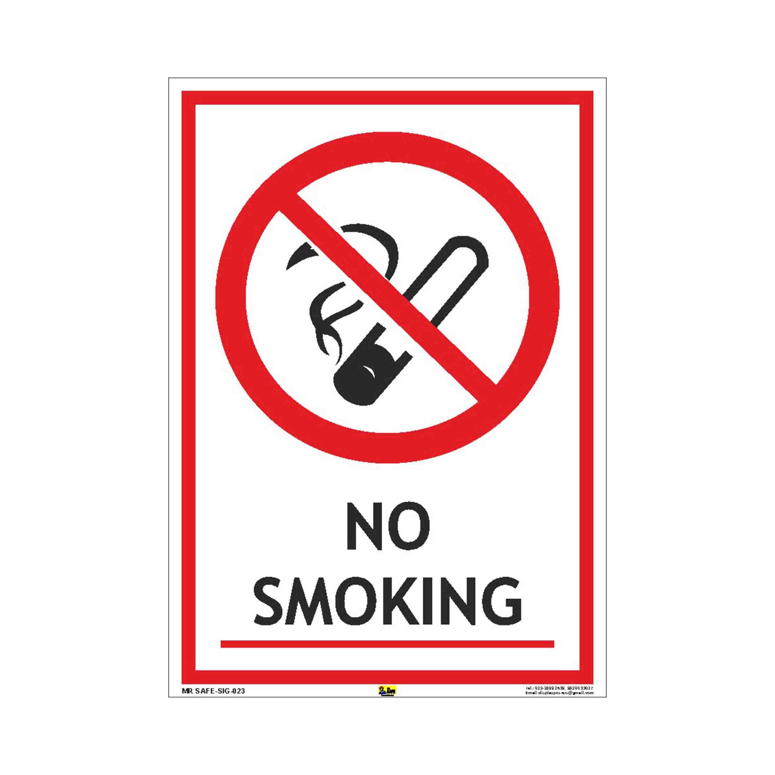 Mr. Safe - No Smoking Sign PVC Sticker A4 (8.25 inch X 11.7 inch) (B07BS7VB9B) Amazon Price History, Amazon Price Tracker