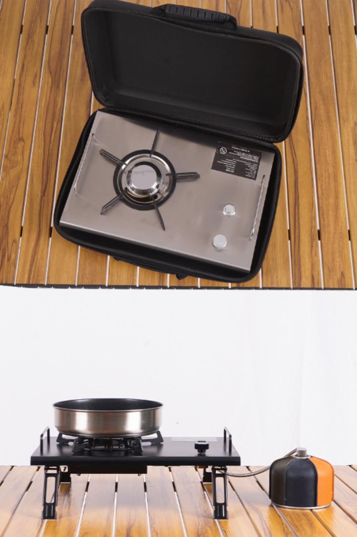 Amazon | シングルバーナー 折りたたみ式 4000W/4500Wのハイ