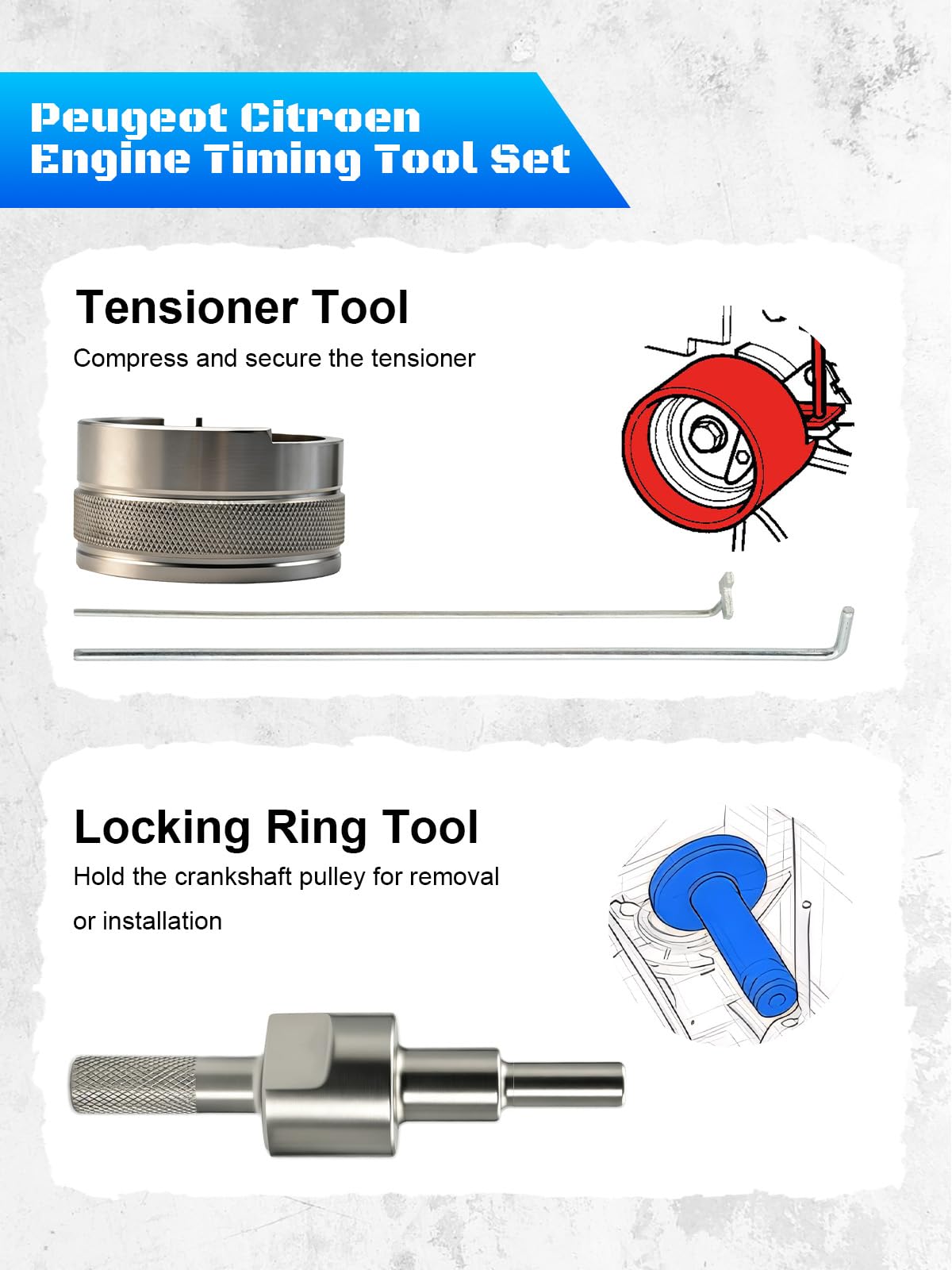 Kit D'outils pour Courroie de Distribution Moteur