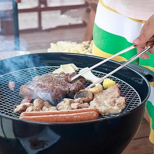 Miniatura 2 de Beatcreat Pinzas de cocina, pinzas para parrilla, pinzas de cocina de acero inoxidable, pinzas de cocina, pinzas de alimentos, pinzas para servir,