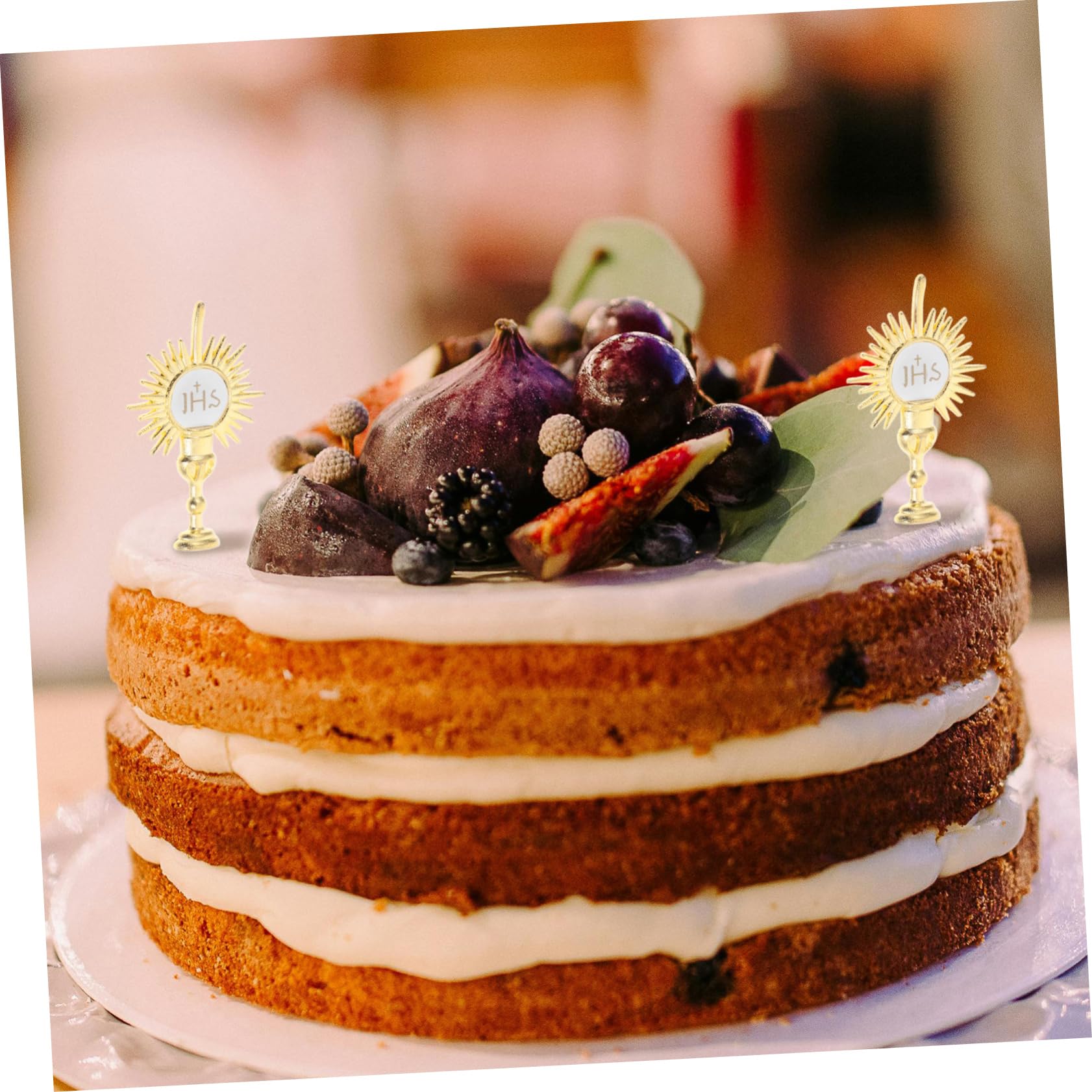 YARNOW 96pezzi Decorazioni Religiose Per Feste Con Tema Chiesa Topper Holy-light Per Torte e Dolci Per Eventi Religiosi e Celebrazioni Di Comunione