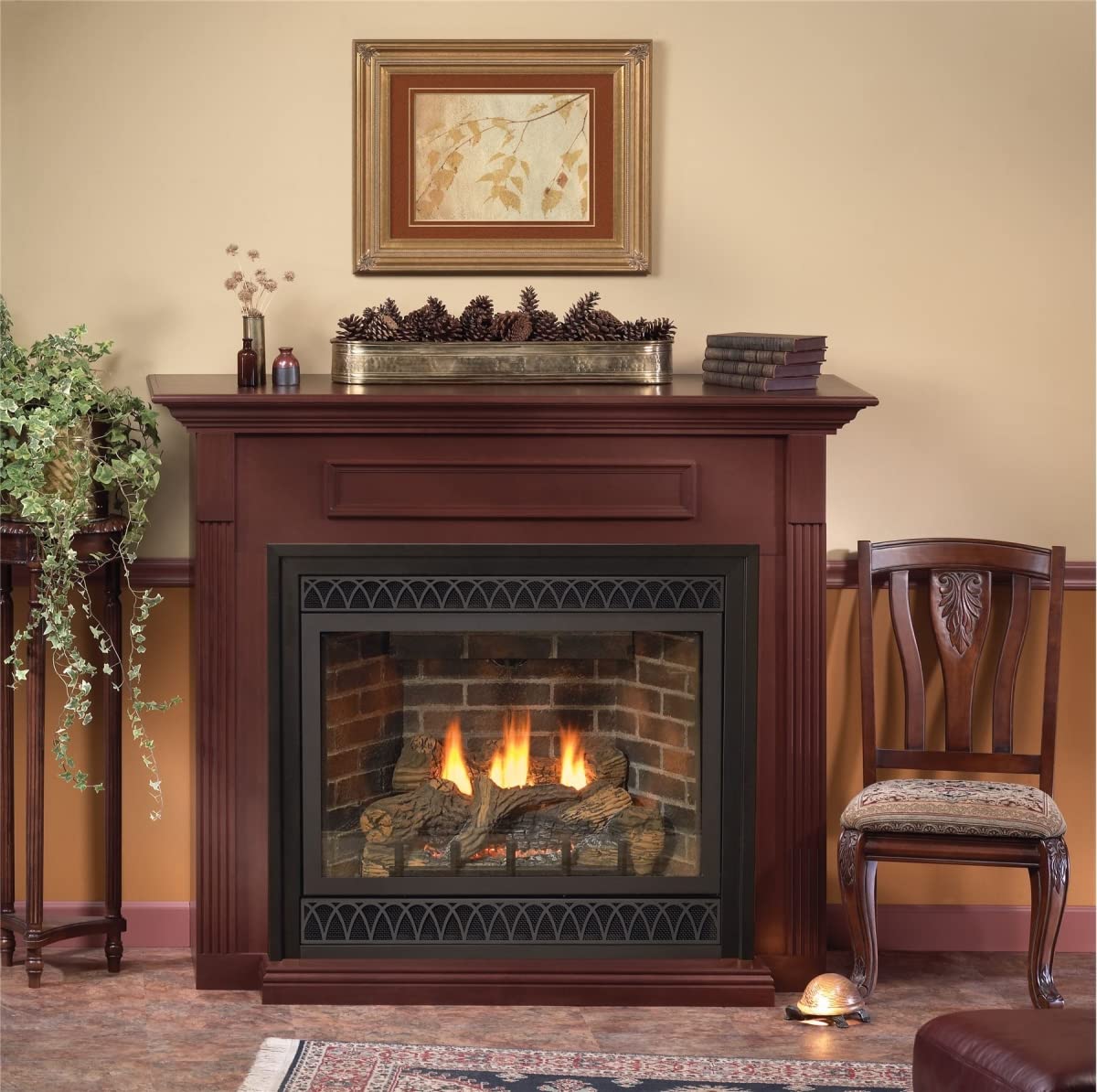 Amazon.com: 32 Direct-Vent LP Intermittent Pilot Control Fireplace with  Blower : Home u0026 Kitchen