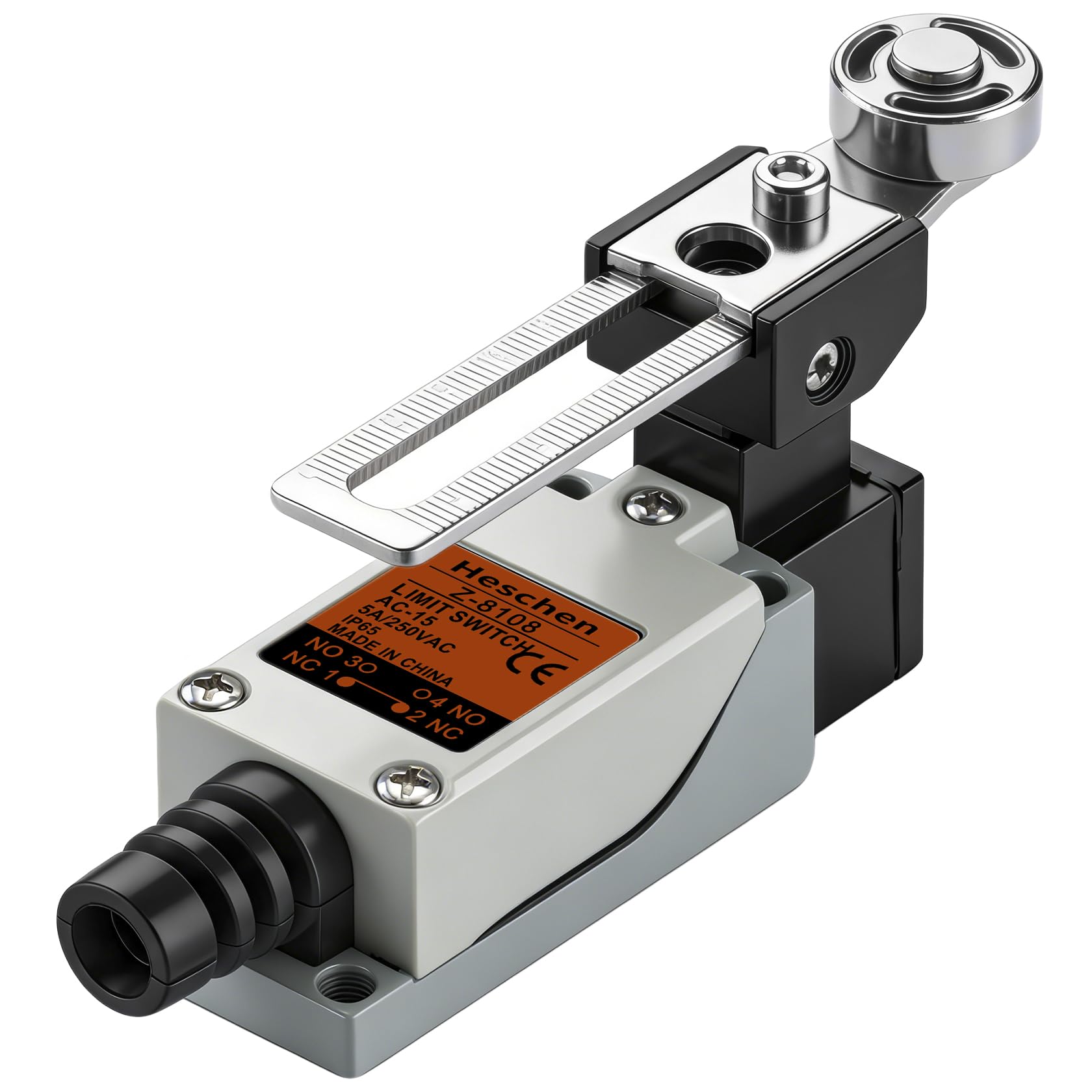 Heschen Limit Switch, Z-8108(TZ-8108), Adjustable Roller Lever Arm