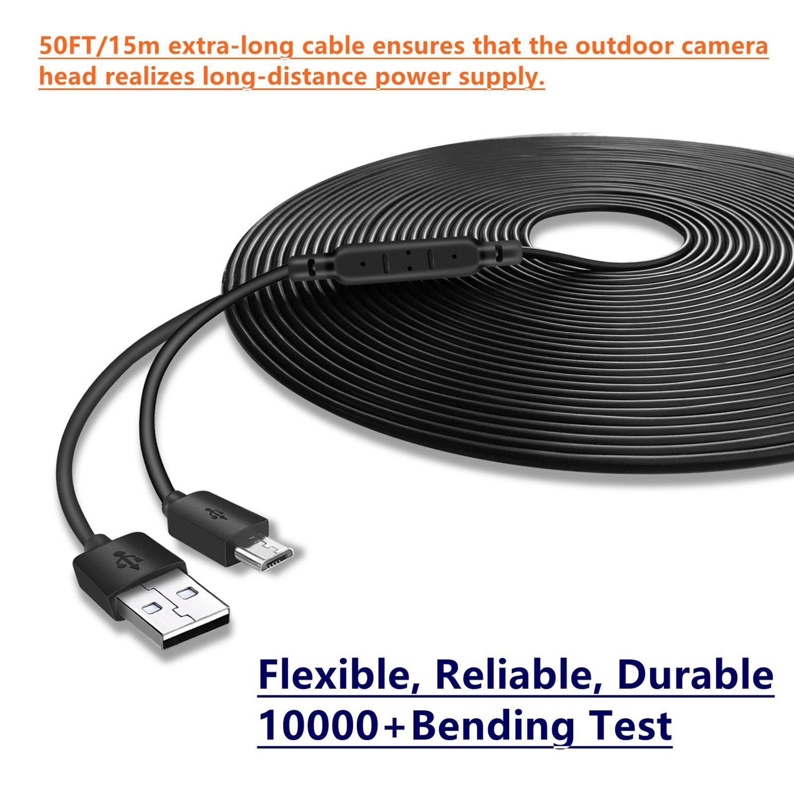 USB To Micro USB Charger Cable For Thermometer / Camera - View #6