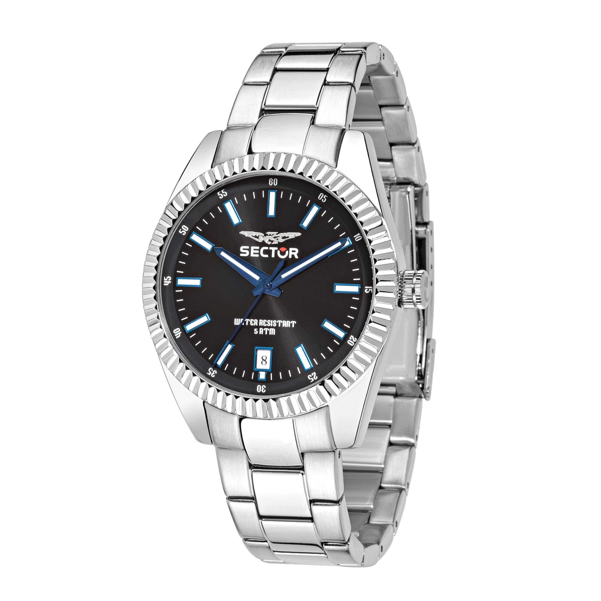 Sector Orologio da uomo Analogico al quarzo con cinturino in acciaio inox – R3253476001