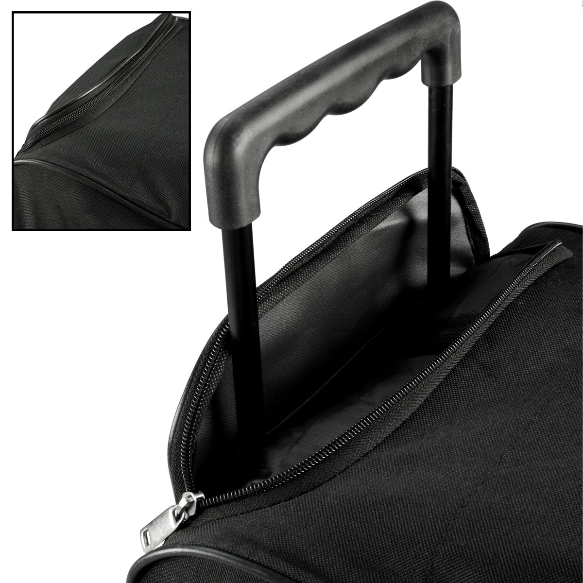 Leonardo® Sac de Voyage à roulettes XXL | 132 L Sac de Sport | Sac á Bagage Grande | Sac de Voyage Pliable pour Homme & Femme | Solide & Léger, Design Sportif | 81,5x39x41,5 cm | Noir