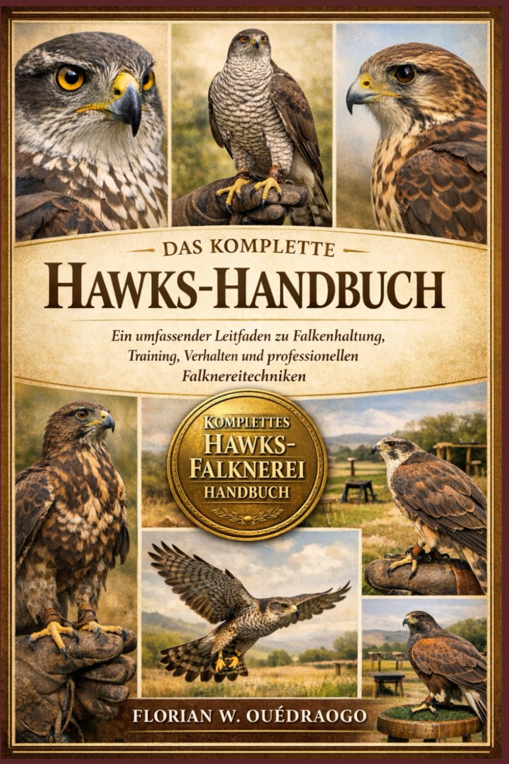 DAS KOMPLETTE HAWKS-HANDBUCH: Ein umfassender Leitfaden zu Falkenhaltung, Training, Verhalten und professionellen Falknereitechniken