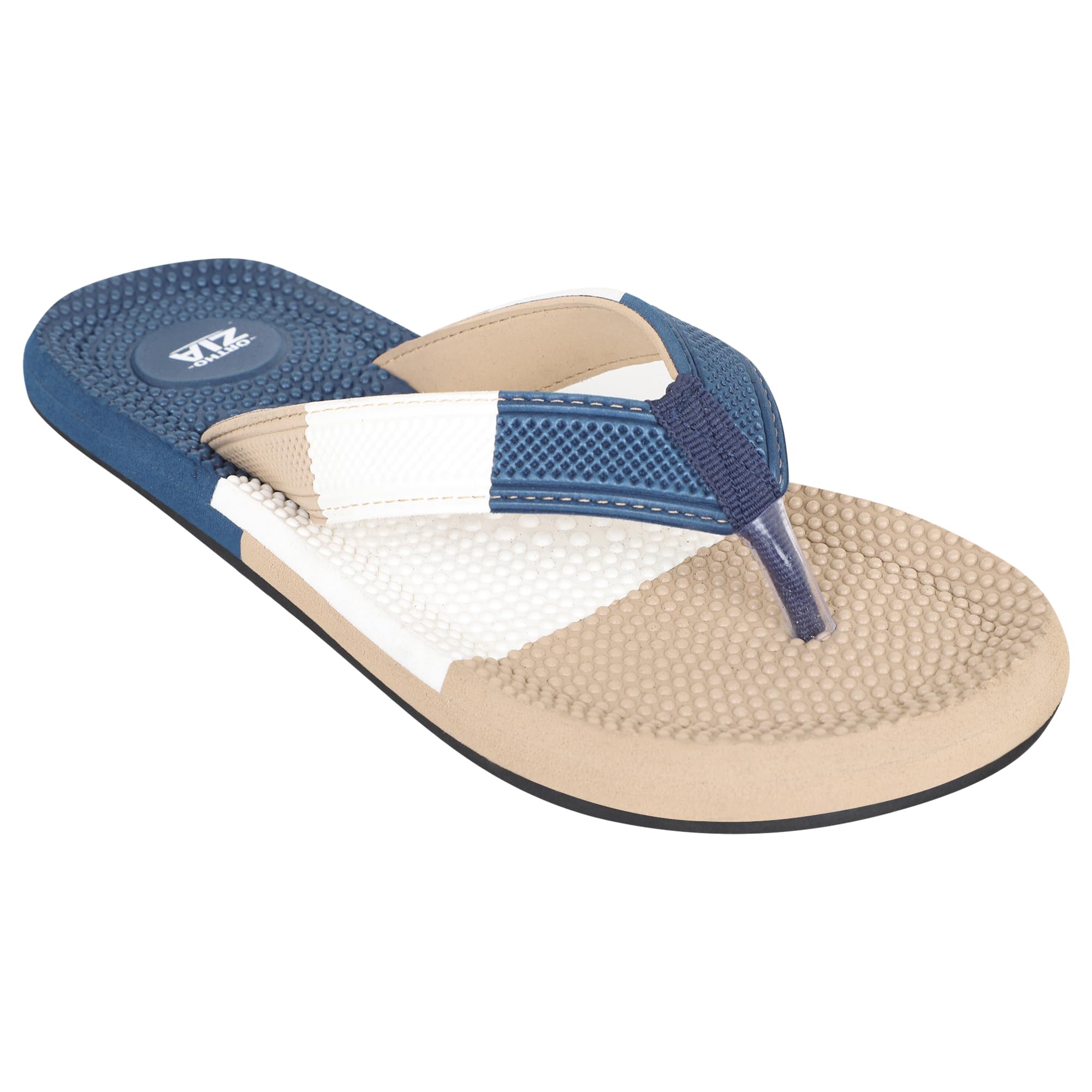 ortho zia Men’s Orthopedic Comfort Flip Flops Slippers | Cushioned Footbed | Anti-Slip Sole | Men,s Slippers-picture-26