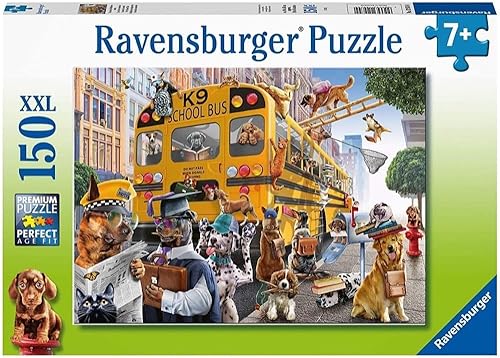 Miniatura 1 de Ravensburger - Pet School Pals - Rompecabezas de 150 piezas - Coloridas travesuras caninas - Imágenes audaces y brillantes - Regalo ideal - Calidad